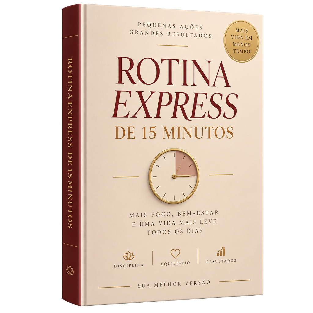Capa do bônus Rotina Express de 15 Minutos